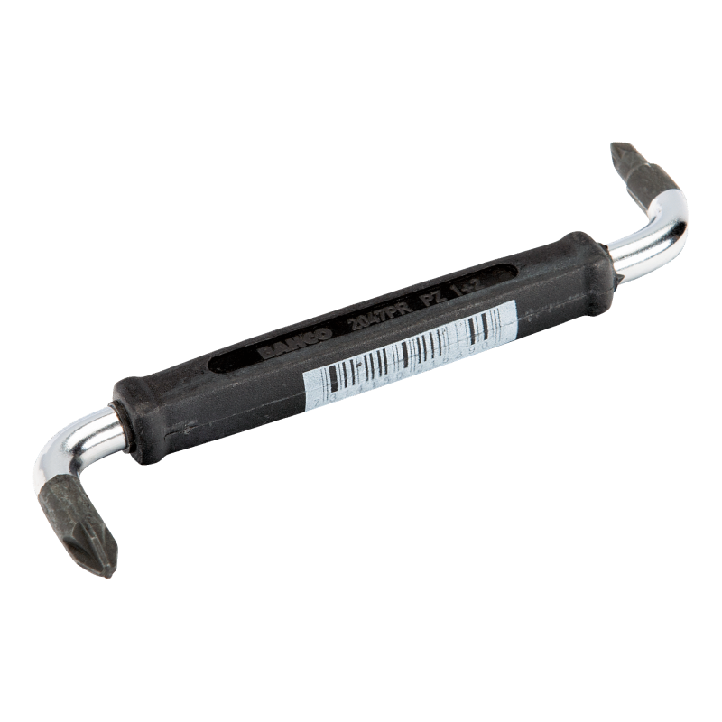 Wkrętak dwustronny odsadzony Pozidriv PZ1 i PZ2 100 mm 2047PZ-1-2 BAHCO Wkrętak dwustronny odsadzony Pozidriv PZ1 i PZ2 100 mm 2047PZ-1-2 BAHCO Bahcocentrum.pl