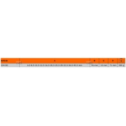 Wiertło stopniowe do metalu Ø 6.5-40.5 mm 234-SD Bahco