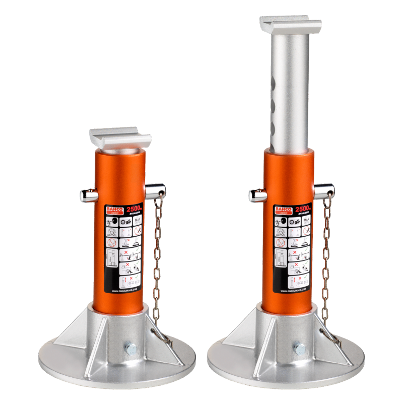 Podpórka regulowana aluminiowa 2.5 tony 2 szt. BH3AL2500 BAHCO Podpórka regulowana aluminiowa 2.5 tony 2 szt. BH3AL2500 BAHCO Bahcocentrum.pl