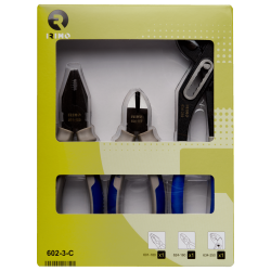 Zestaw 3 sztuk szczypiec 602-3-C IRIMO