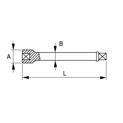 Przedłużka udarowa 1'' 175 mm 179-01-2 IRIMO