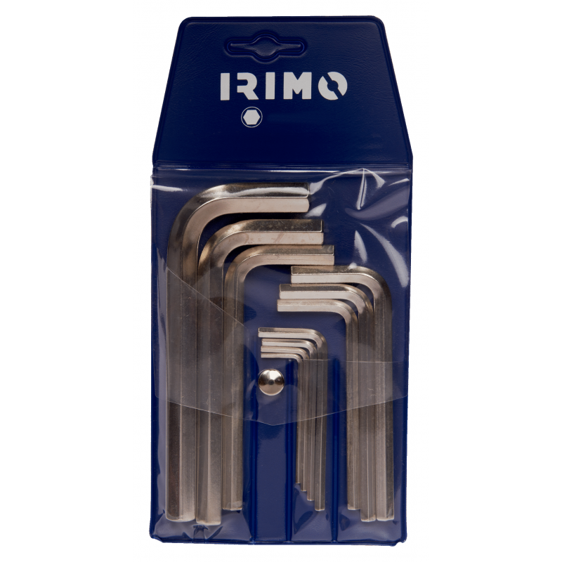 Zestaw 6 szt. kluczy imbusowych hex 2-6 mm 041011 IRIMO Zestaw 6 szt. kluczy imbusowych hex 2-6 mm 041011 IRIMO Bahcocentrum.pl