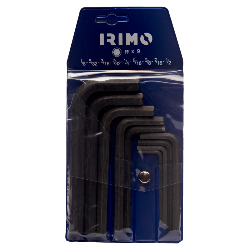 Zestaw 9 szt. kluczy imbusowych calowych hex 1/8''-1/2'' 046051 IRIMO Zestaw 9 szt. kluczy imbusowych calowych hex 1/8''-1/2'' 046051 IRIMO Bahcocentrum.pl