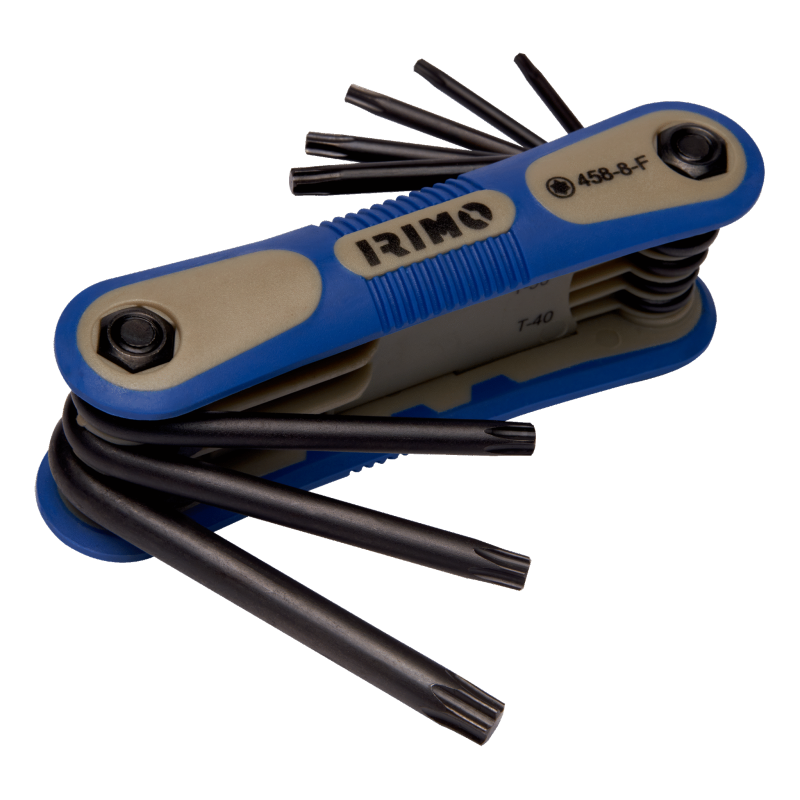 Zestaw 8 szt. kluczy imbusowych Torx T9-T40 458-8-F IRIMO Zestaw 8 szt. kluczy imbusowych Torx T9-T40 458-8-F IRIMO Bahcocentrum.pl