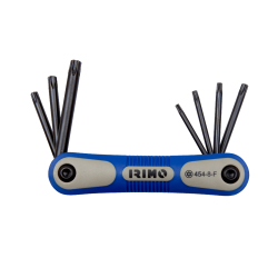 Zestaw 8 szt. kluczy imbusowych Torx z otworem TR9-TR40 454-8-F IRIMO