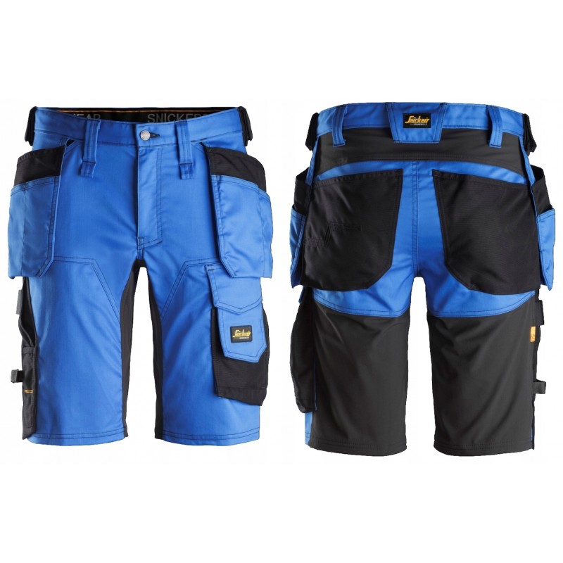 Spodnie krótkie 6141 robocze stretch AllroundWork roz. 52 kolor true blue/black 61415604052 SNICKERS Spodnie krótkie 6141 robocze stretch AllroundWork roz. 52 kolor true blue/black 61415604052 SNICKERS Bahcocentrum.pl