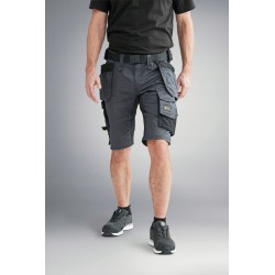 Spodnie krótkie 6141 robocze stretch AllroundWork roz. 44 kolor black/black 61410404044 SNICKERS