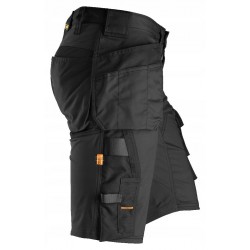 Spodnie krótkie 6141 robocze stretch AllroundWork roz. 44 kolor black/black 61410404044 SNICKERS