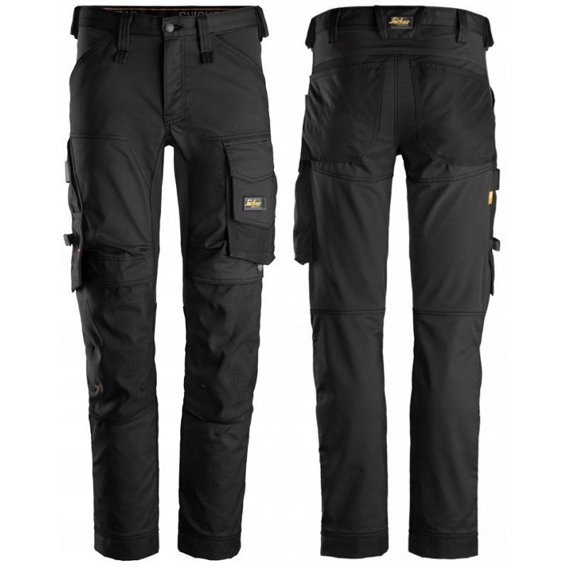 Spodnie 6341 robocze stretch AllroundWork rozm. 52 kolor black/black 63410404052 SNICKERS Bahcocentrum.pl