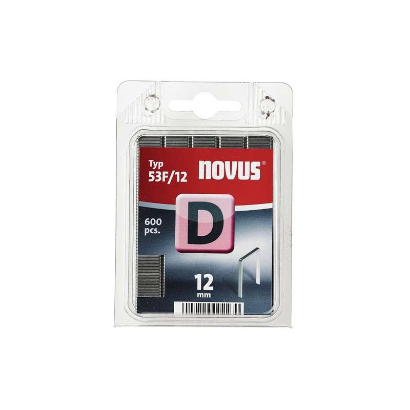 Zszywki typ D 53F/12 opak. 600 szt. 042-0377 NOVUS Zszywki typ D 53F/12 opak. 600 szt. 042-0377 NOVUS Bahcocentrum.pl