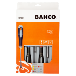 Zestaw 6 szt. wkrętaków płaskie, Pozidriv PZ i Phillips PH ERGO™ BE-9886 BAHCO