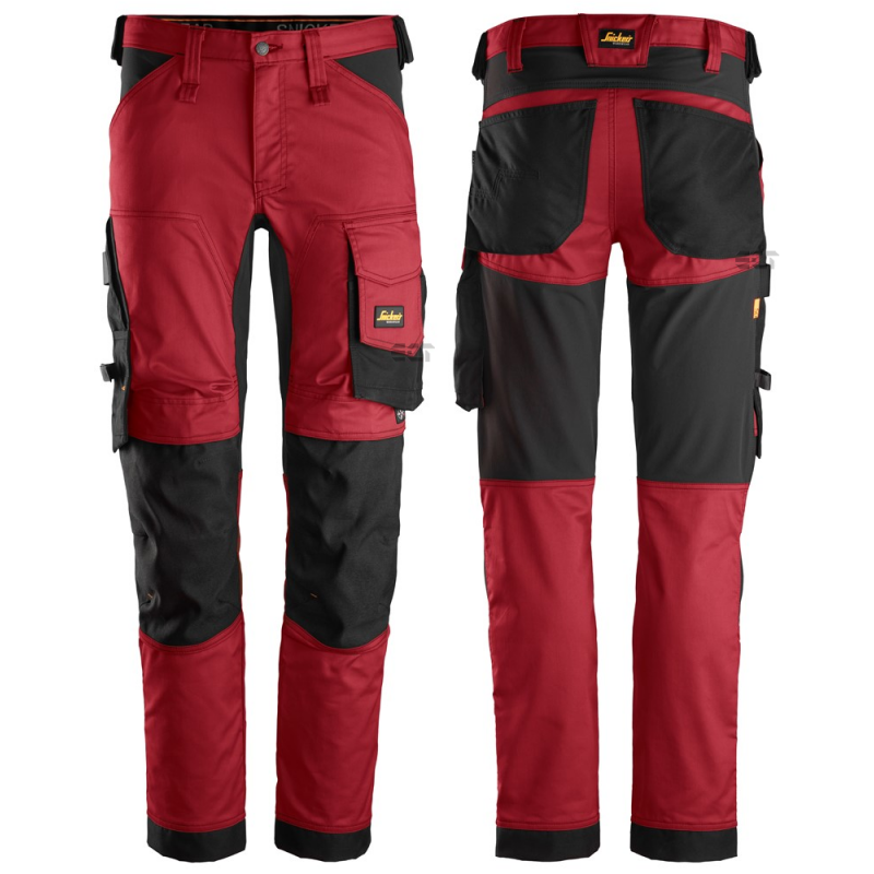 Spodnie 6341 robocze stretch AllroundWork rozm. 44 kolor chili red/black 63411604044 SNICKERS WORKWEAR Spodnie 6341 robocze stretch AllroundWork rozm. 44 kolor chili red/black 63411604044 SNICKERS WORKWEAR Bahcocentrum.pl