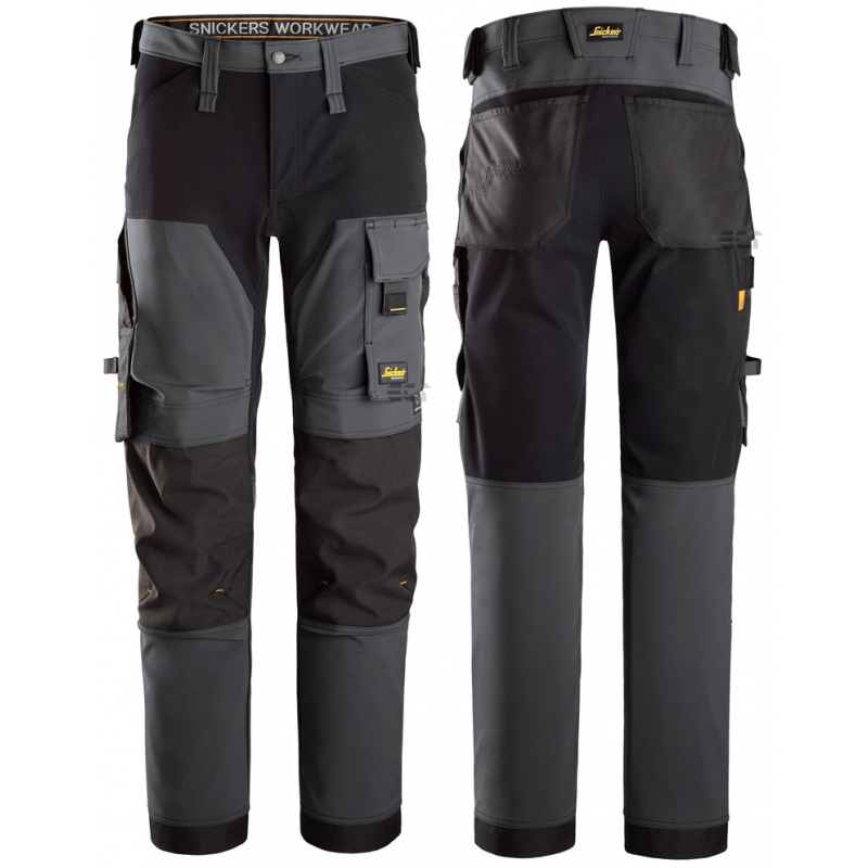 Spodnie 6375 robocze stretch AllroundWork rozm. 52 kolor steel grey/black 63755804052 SNICKERS WORKWEAR Spodnie 6375 robocze stretch AllroundWork rozm. 52 kolor steel grey/black 63755804052 SNICKERS WORKWEAR Bahcocentrum.pl