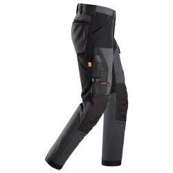 Spodnie 6375 robocze stretch AllroundWork rozm. 52 kolor steel grey/black 63755804052 SNICKERS WORKWEAR
