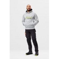 Bluza 2845 logo z kapturem rozm. XXL kolor grey melange 28452800008 SNICKERS WORKWEAR