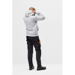 Bluza 2845 logo z kapturem rozm. XXL kolor grey melange 28452800008 SNICKERS WORKWEAR