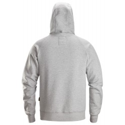 Bluza 2845 logo z kapturem rozm. XXL kolor grey melange 28452800008 SNICKERS WORKWEAR