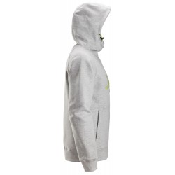 Bluza 2845 logo z kapturem rozm. XXL kolor grey melange 28452800008 SNICKERS WORKWEAR