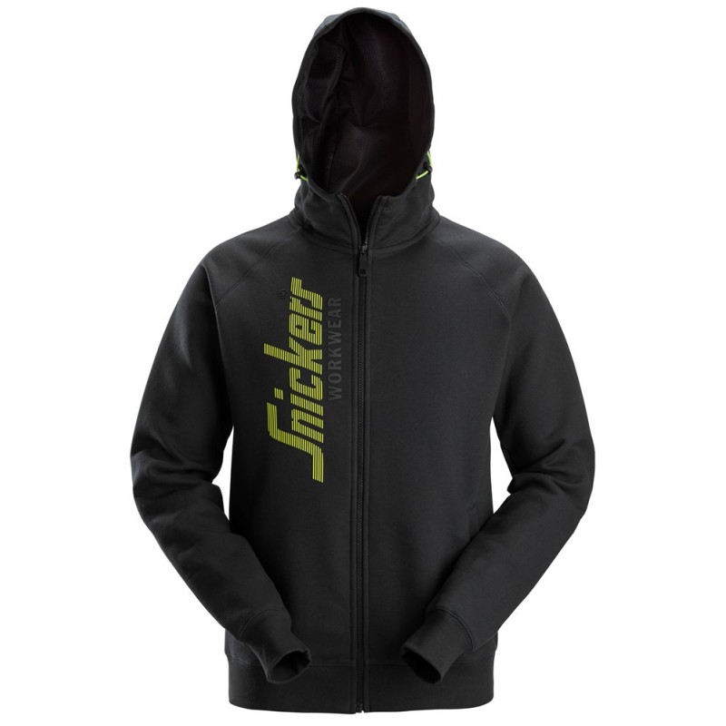 Bluza 2846 logo z kapturem rozm. XXXL kolor black 28460400009 SNICKERS WORKWEAR Bahcocentrum.pl