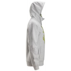 Bluza 2846 logo z kapturem rozm. XS kolor grey melange 28462800003 SNICKERS WORKWEAR