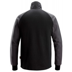 Bluza 2841 dwukolorowa z krótkim suwakiem rozm. XXXL kolor black/steel grey 28410458009 SNICKERS WORKWEAR