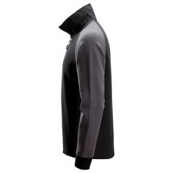 Bluza 2841 dwukolorowa z krótkim suwakiem rozm. XXXL kolor black/steel grey 28410458009 SNICKERS WORKWEAR