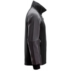 Bluza 2841 dwukolorowa z krótkim suwakiem rozm. XXXL kolor black/steel grey 28410458009 SNICKERS WORKWEAR