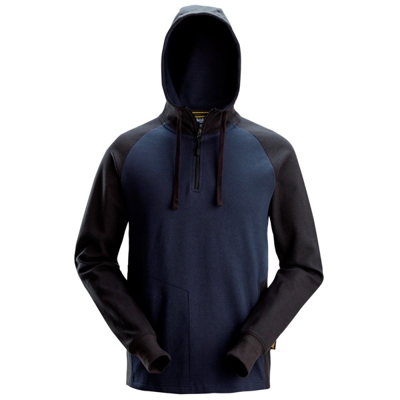 Bluza 2842 dwukolorowa z krótkim suwakiem i kapturem rozm. XL kolor navy/black 28429504007 SNICKERS WORKWEAR Bluza 2842 dwukolorowa z krótkim suwakiem i kapturem rozm. XL kolor navy/black 28429504007 SNICKERS WORKWEAR Bahcocentrum.pl