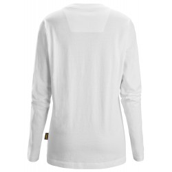 T-shirt 2497 damski z długim rękawem rozm. XL kolor white 24970900007 SNICKERS WORKWEAR