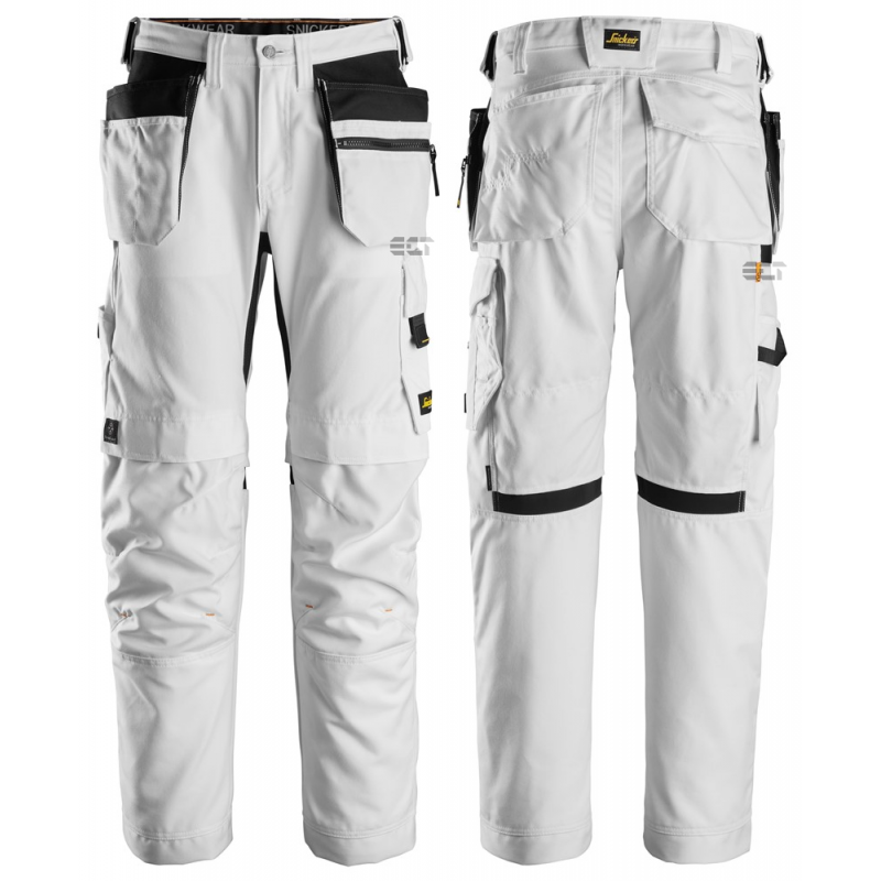 Spodnie 6224 Canvas+ stretch AllroundWork z workami kieszeniowymi rozm. 56 kolor white/white 62240909056 SNICKERS WORKWEAR Spodnie 6224 Canvas+ stretch AllroundWork z workami kieszeniowymi rozm. 56 kolor white/white 62240909056 SNICKERS WORKWEAR Bahcocentrum.pl