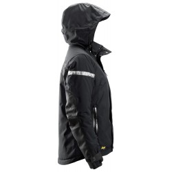Kurtka 1127 damska przeciwdeszczowa ocieplana 37.5® AllroundWork rozm. M kolor black/black 11270404005 SNICKERS WORKWEAR