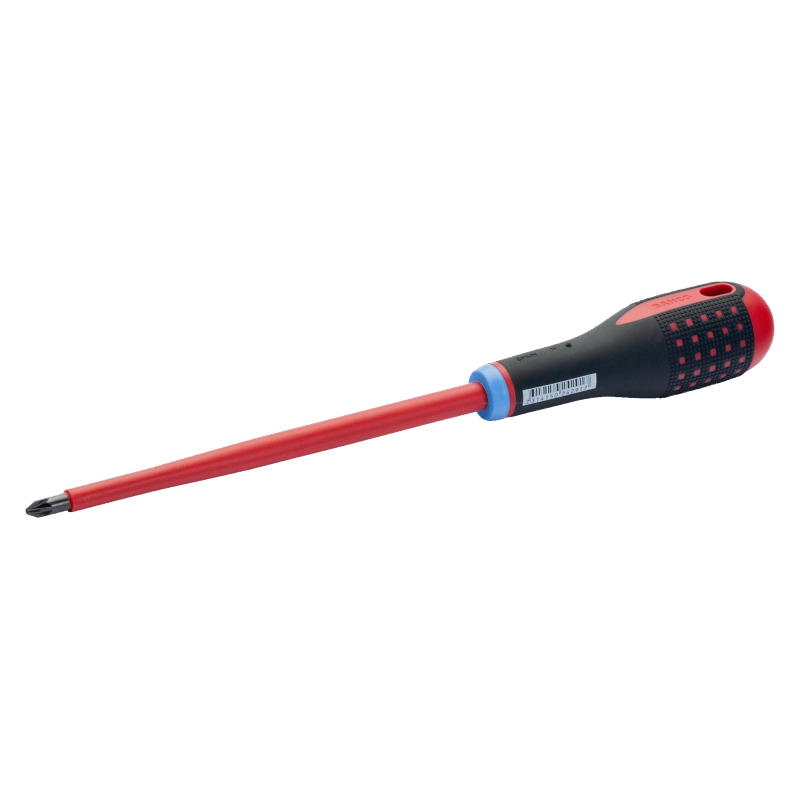 Wkrętak izolowany VDE Pozidriv PZ2 x 100 mm ERGO™ BE-8821S BAHCO Wkrętak izolowany VDE Pozidriv PZ2 x 100 mm ERGO™ BE-8821S BAHCO Bahcocentrum.pl