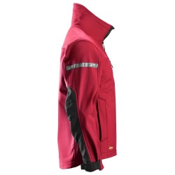 Kurtka 1200 softshell AllroundWork rozm. XXL kolor chili red/black 12001604008 SNICKERS WORKWEAR