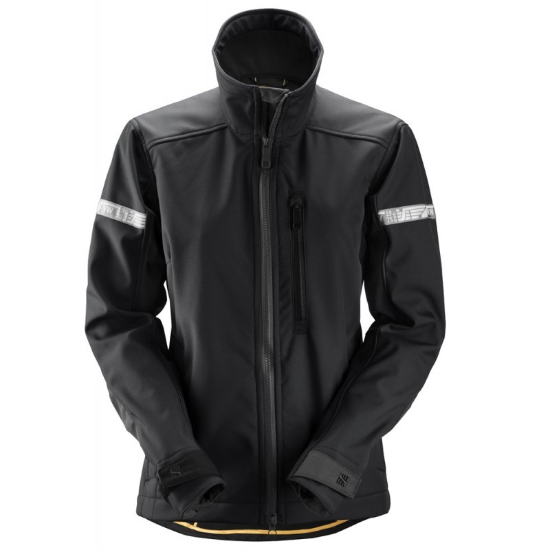 Kurtka 1207 damska softshell AllroundWork rozm. XS kolor black/black 12070404003 SNICKERS WORKWEAR Bahcocentrum.pl