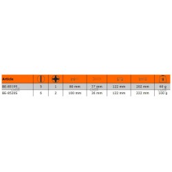 Wkrętak izolowany VDE kombinowany płaski x PH1 ERGO™ BE-8510S Bahco