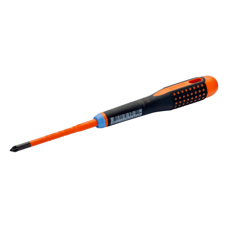 Wkrętak izolowany VDE Slim kombinowany płaski x PZ1 ERGO™ BE-8510SL Bahco Wkrętak izolowany VDE Slim kombinowany płaski x PZ1 ERGO™ BE-8510SL Bahco Bahcocentrum.pl