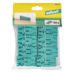 Kliny dylatacyjne 30 x 58 mm z tworzywa sztucznego 40 szt. 6930000 WOLFCRAFT