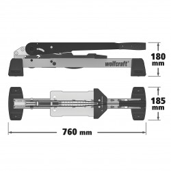 Gilotyna do cięcia paneli laminowanych VLC 1000 6940000 WOLFCRAFT