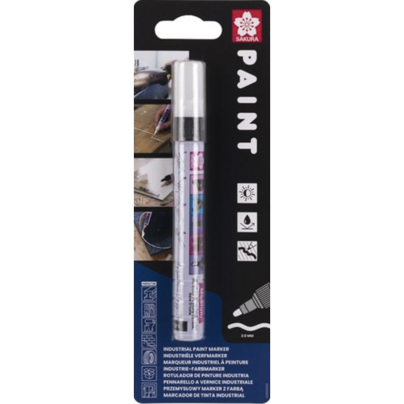 Marker przemysłowy ze średnią końcówką Paint czarny BLXPMKB1A SAKURA Marker przemysłowy ze średnią końcówką Paint czarny BLXPMKB1A SAKURA Bahcocentrum.pl