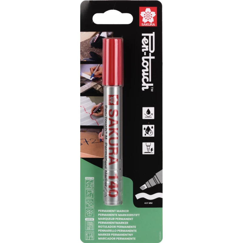 Marker pernamentny Pen-Touch 140 czerwony BL140SAK1B SAKURA Marker pernamentny Pen-Touch 140 czerwony BL140SAK1B SAKURA Bahcocentrum.pl