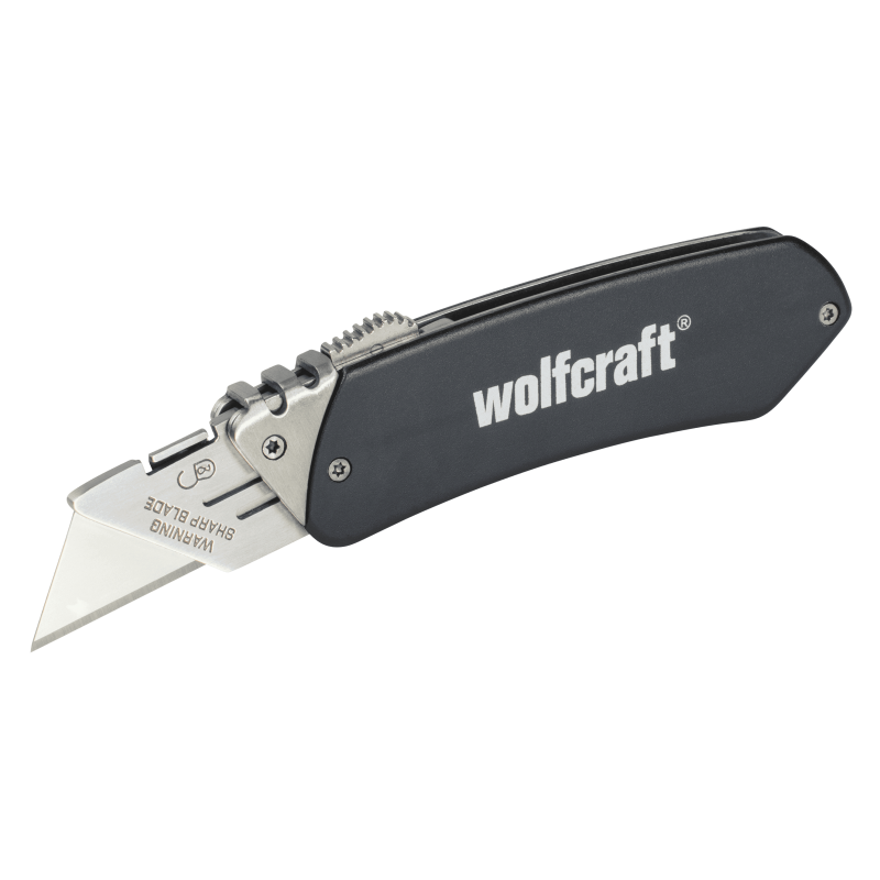 Nóż rekreacyjny z wysuwanym ostrzem trapezowym 4124000 WOLFCRAFT Nóż rekreacyjny z wysuwanym ostrzem trapezowym 4124000 WOLFCRAFT Bahcocentrum.pl