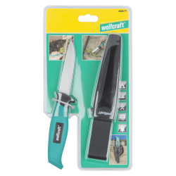 Nóż typu Outdoor z ząbkowanym ostrzem i etui 4086000 WOLFCRAFT