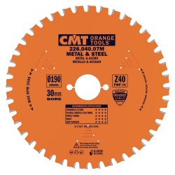 Tarcza pilarska do cięcia metalu Ø 190/20 mm 40 zębów 226.040.07M CMT
