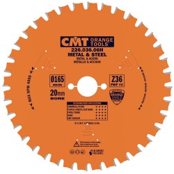 Tarcza pilarska do cięcia metalu Ø 165/20 mm 36 zębów 226.036.06H CMT