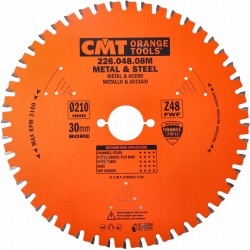 Tarcza pilarska do cięcia metalu Ø 210/30 mm 48 zębów 226.048.08M CMT