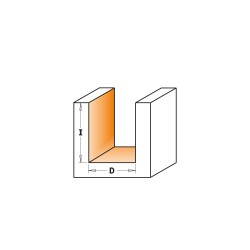 Frez prosty D-10, I-20, L-48, S-6 mm 711.100.11 CMT