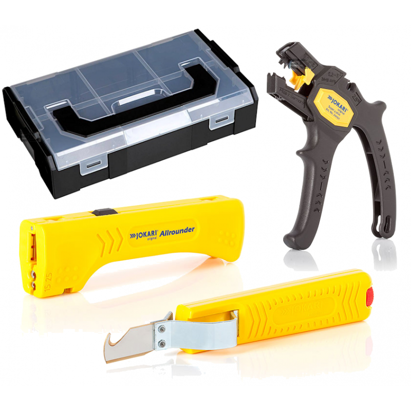 Zestaw szczypce i nożyki do ściągania izolacji w Sortimo L-BOXX MINI 90810 JOKARI Zestaw szczypce i nożyki do ściągania izolacji w Sortimo L-BOXX MINI 90810 JOKARI Bahcocentrum.pl