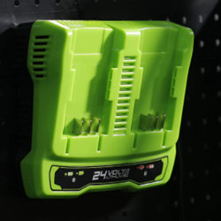 Ładowarka podwójna 24V 2A dual slot G24X2UC2 2931907 GREENWORKS