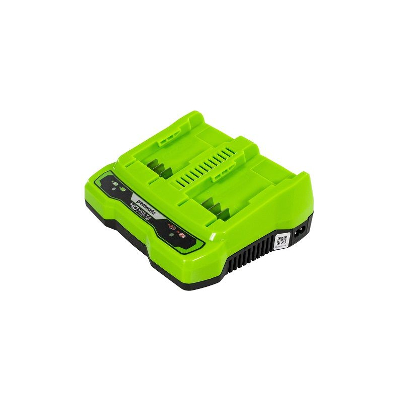 Ładowarka podwójna 40V 2A dual slot G40X2CUC2 2940907 GREENWORKS Ładowarka podwójna 40V 2A dual slot G40X2CUC2 2940907 GREENWORKS Bahcocentrum.pl