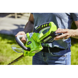 Nożyce do żywopłotu akumulatorowe Premium 24V G24HT57 body 2200107 GREENWORKS